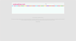 Desktop Screenshot of codecadmey.com